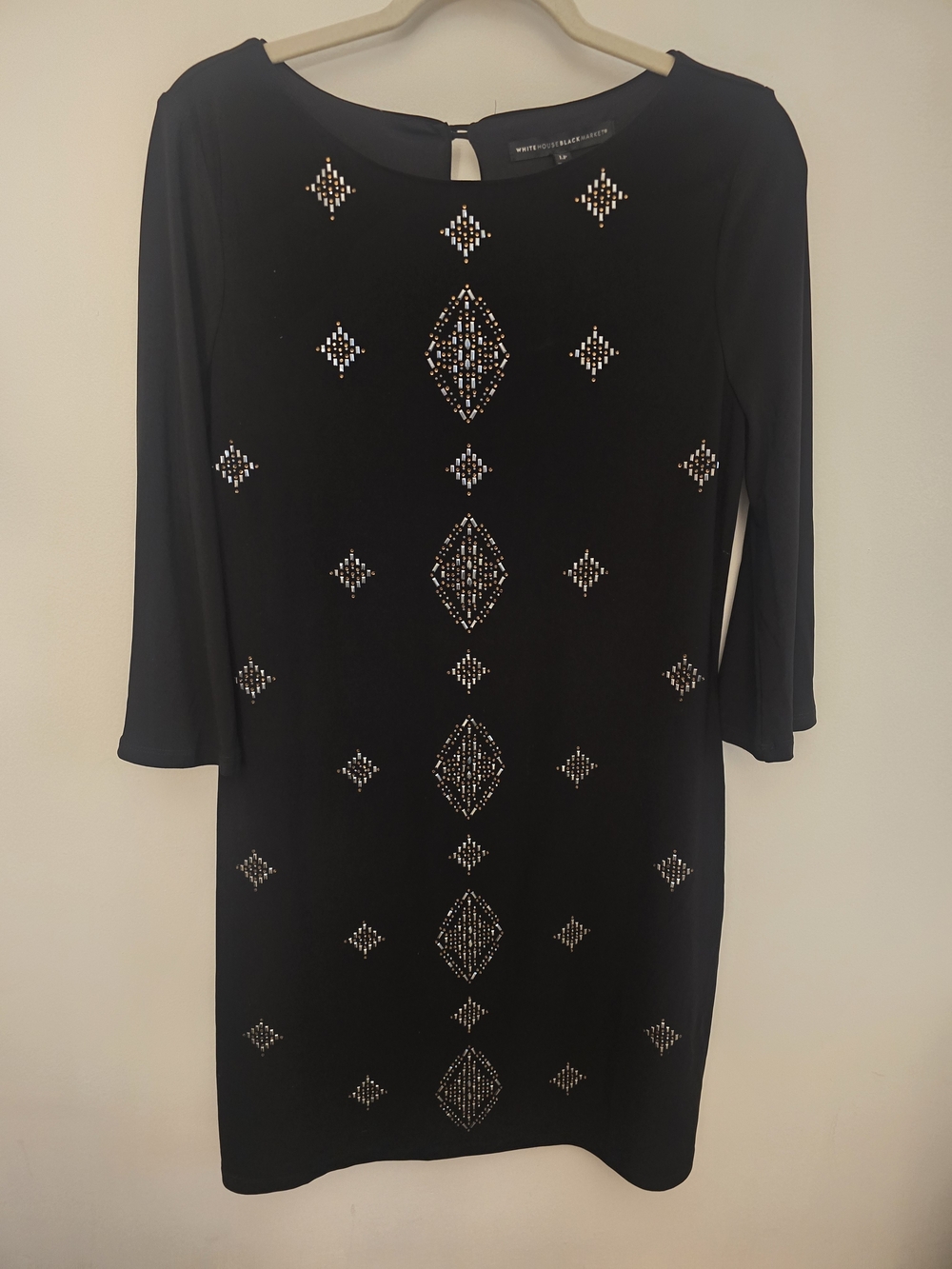 White House Black Market Black Women's Dress.